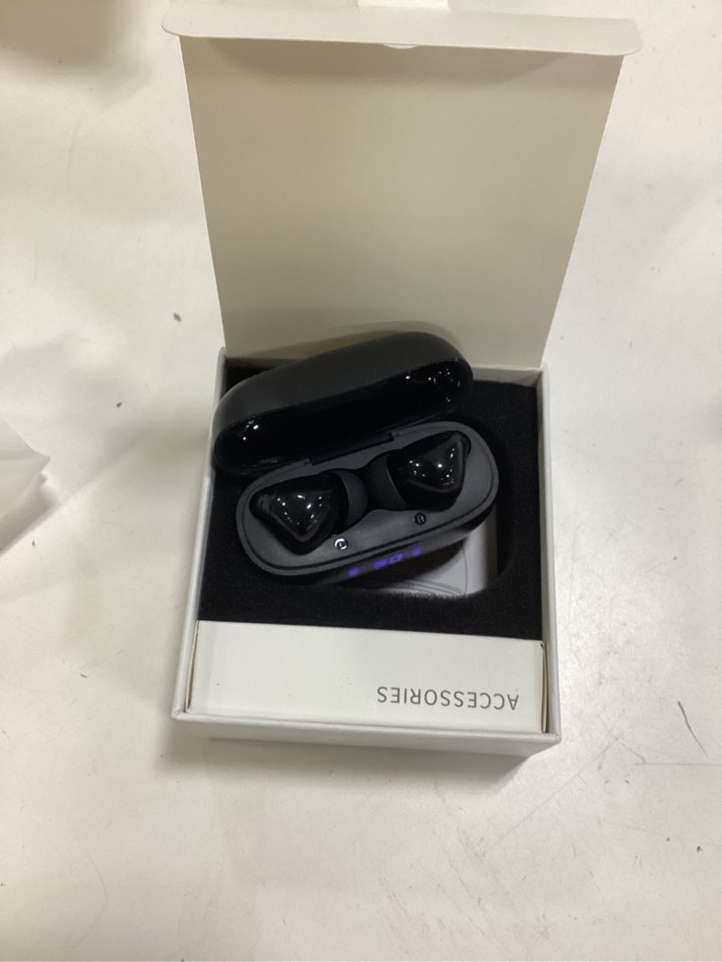 Condition photo showing New/Like New for AI Translation Earbuds Real Time with Audio and Video Calls, 164 Language/7 Translation Modes Translator Earbuds Bluetooth 5.4 with APP, 48H AI Ear Buds Translator Device for Business/Learning/Travel Light black