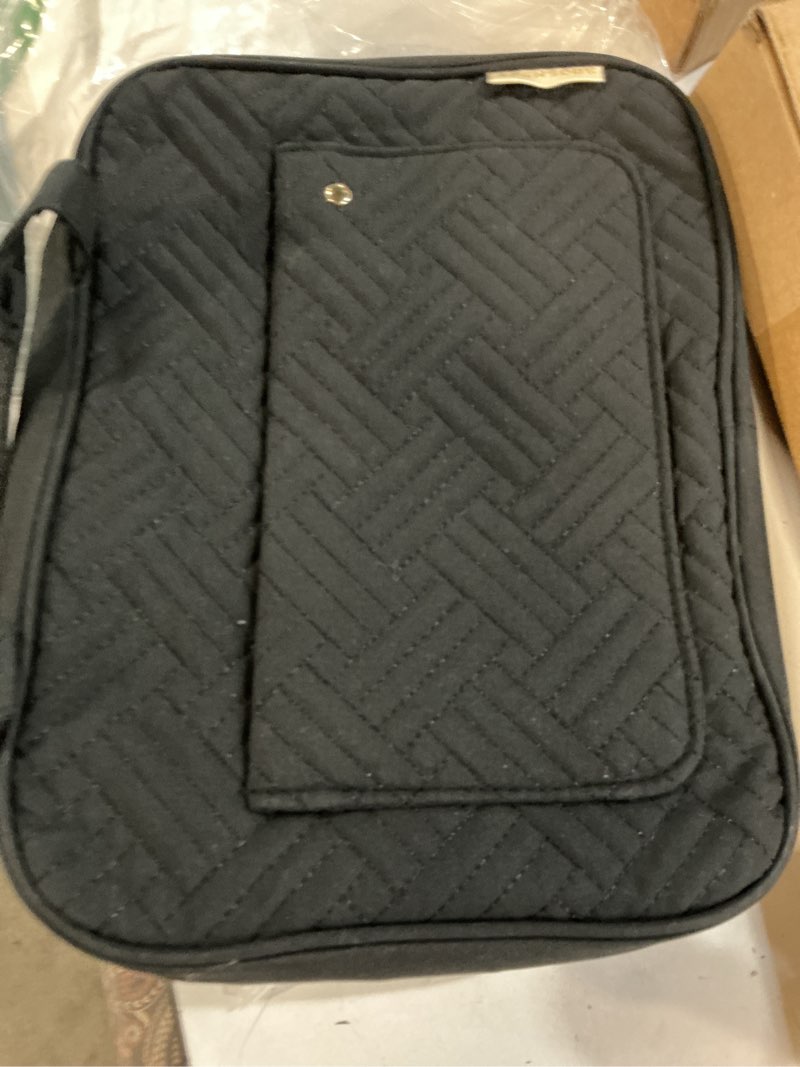 Condition photo showing Good Condition for bagsmart full size toiletry bag, makeup cosmetic bag with hanging hook, water-resistant travel organizer bag for women & men, black