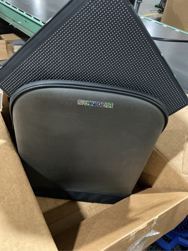 Condition photo showing As Is for led motorcycle backpack for men - led display backpack for travel and daily use - gift for men & women