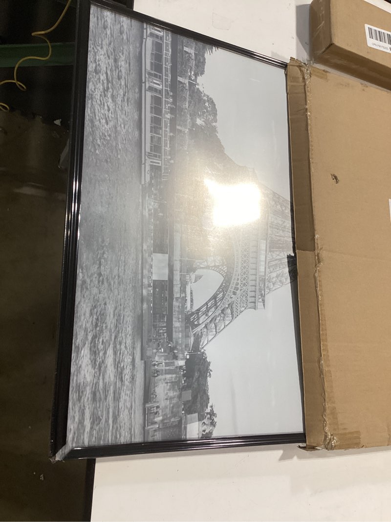 Condition photo showing Good Condition for upsimples 20x30 picture frame black 3 pack, scratch-proof poster frames 20 x 30 for photo gallery - slide-in strips, horizontal or vertical wall mounting black 20x30