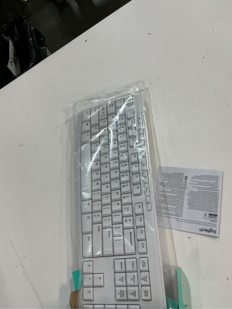 Condition photo showing New/Like New for Logitech MK270 Wireless Keyboard and Mouse Combo for Windows, 2.4 GHz Wireless, Compact Mouse, 8 Multimedia and Shortcut Keys, 2-Year Battery Life, for PC, Laptop - Off White