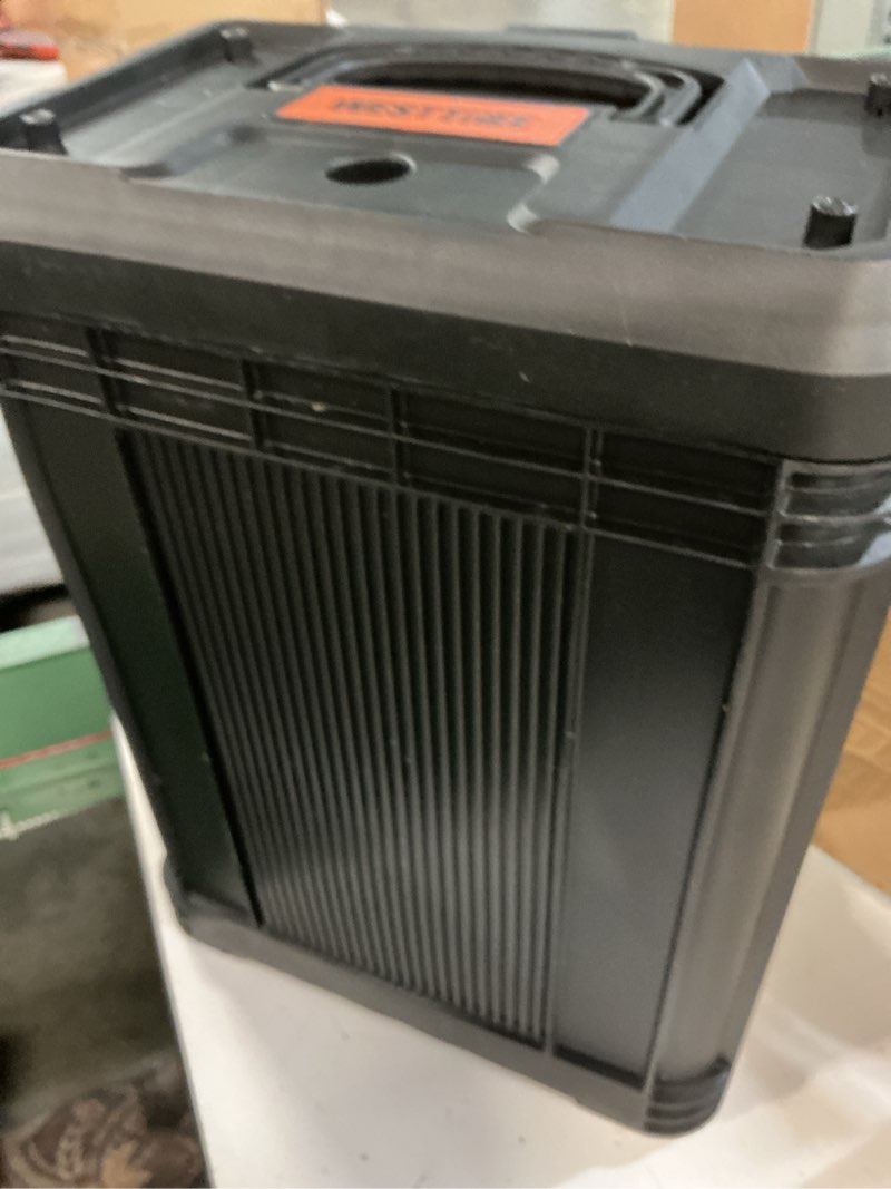 Condition photo showing Good Condition for westtree misting fan portable rechargeable with 4 gal large bucket, mist fan with retractable handle & oscillating mister outdoor camping cooling fan for patio/beach/fishing/golf/travel essentials 4 gallon (15l)