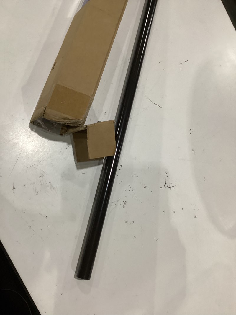Condition photo showing As Is for artiwell heavy duty shower rod, adjustable shower curtain rod, expandable shower rod, 47-84 inch, permanent mount shower rod, never rust stainless steel window curtain and closet rod, oil rubbed bronze