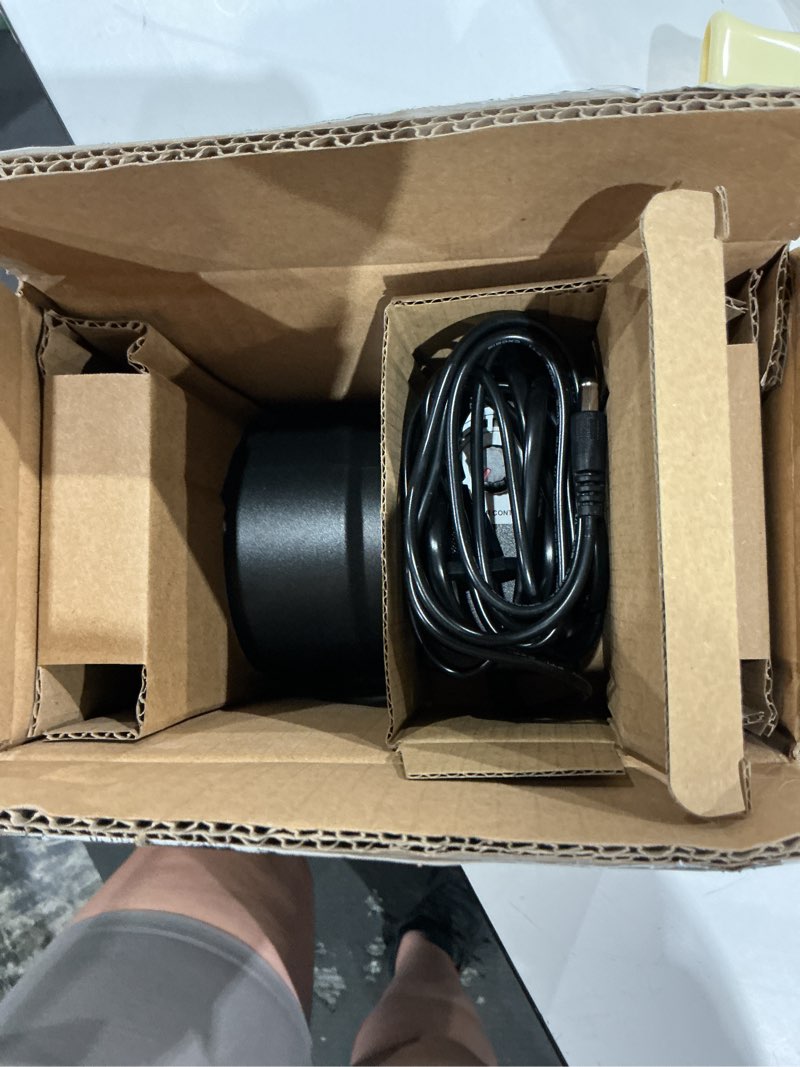 Condition photo showing As Is for hon&guan 4 inch inline booster duct fan with speed controller - 130 cfm airflow with 6w ultra-low power and low noise