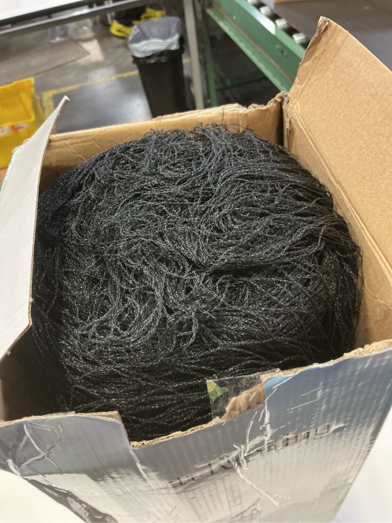 Condition photo showing Good Condition for bird netting for chicken coop 25x100 ft, 1" mesh, strong woven poultry netting roof cover for chicken run, heavy duty bird net for fruit trees, blueberry, vegetables, garden protection 25x100ft-1"