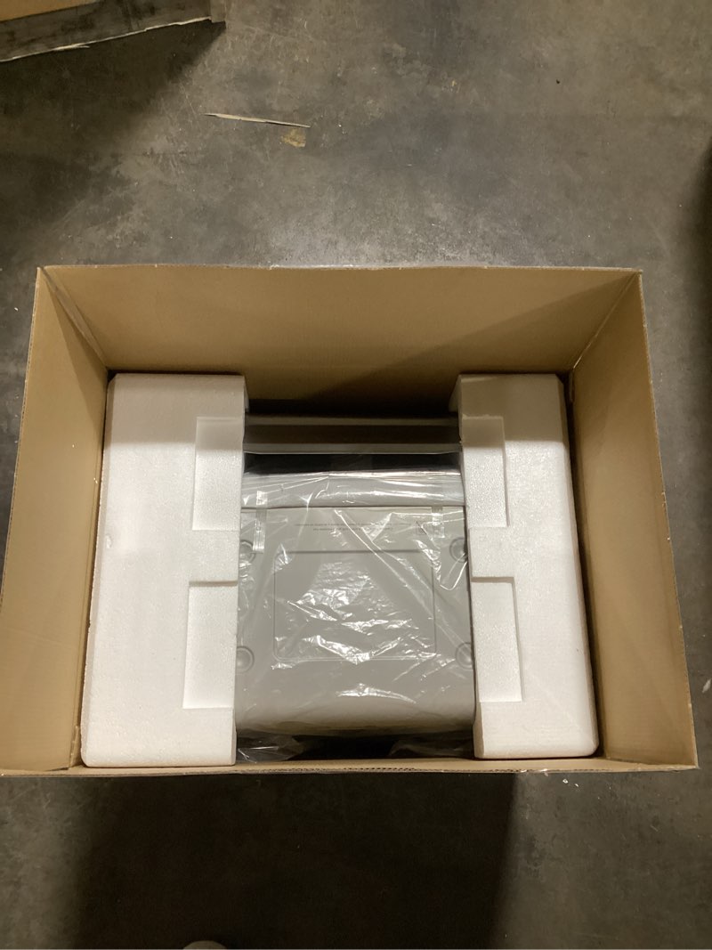 Condition photo showing As Is for Ronco 6000 Platinum Series Rotisserie Oven, Digital Display, 12-Pound Capacity, Auto Shutoff, Includes Rotisserie Spit, Multi-Purpose Basket, 3 Cooking Functions: Rotisserie, Sear and No Heat Rotation New Digital 6000 Platinum Series