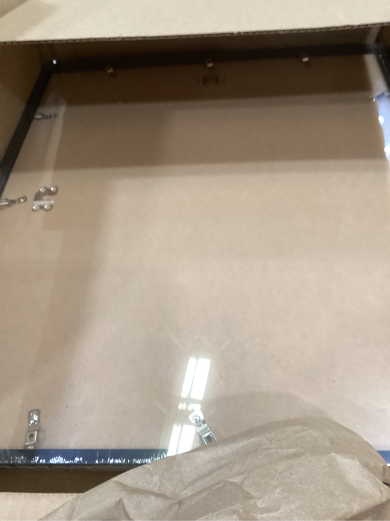 Condition photo showing New/Like New for mennthui 17x20 black picture frame, wall mounting horizontally or vertically, decoration for photos, paintings, posters, artwork
