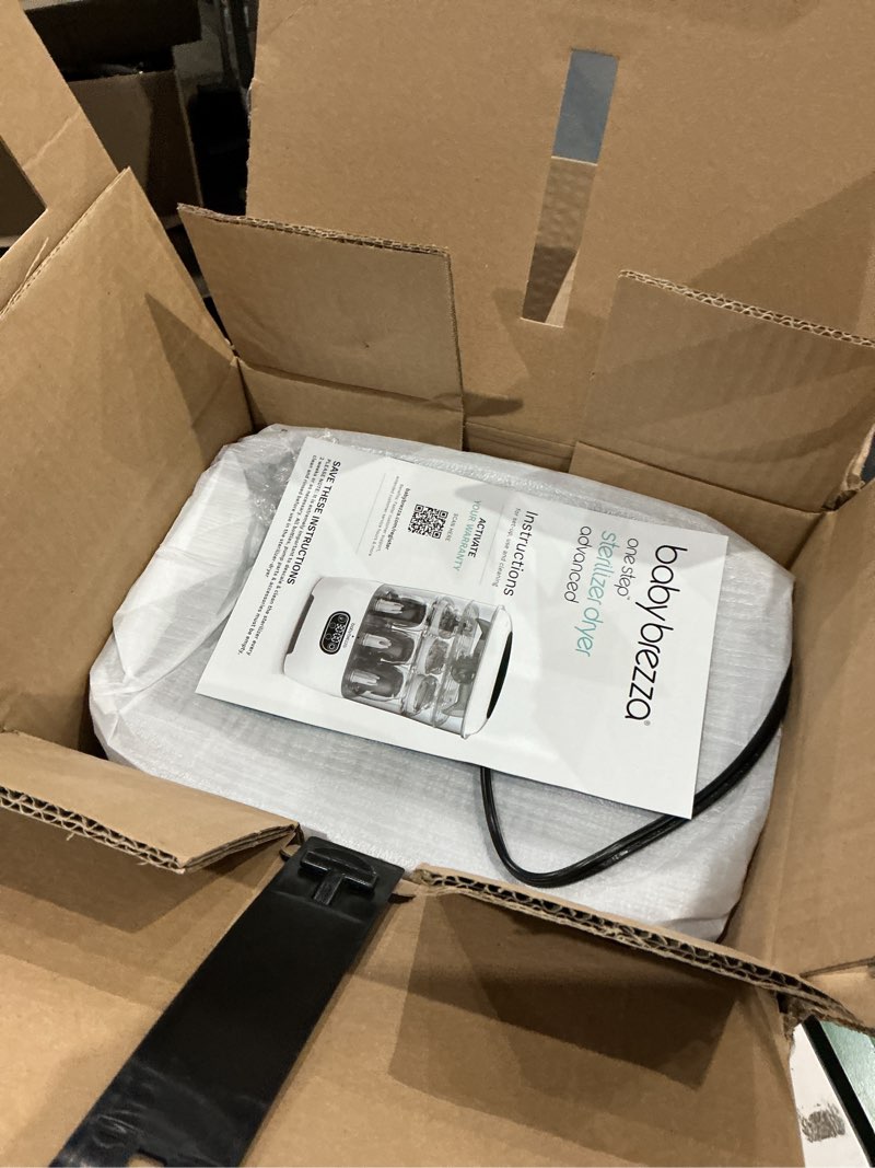 Condition photo showing New/Like New for baby brezza bottle sterilizer and dryer advanced – 33% faster - largest capacity steam sanitizer - universal sterilization machine for all bottles + pump parts - hepa air filter, black