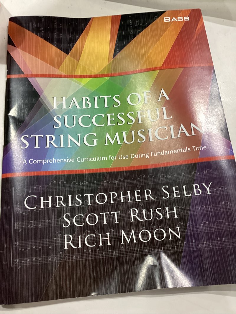 Condition photo showing Good Condition for G-8627 - Habits of a Successful String Musician - Bass