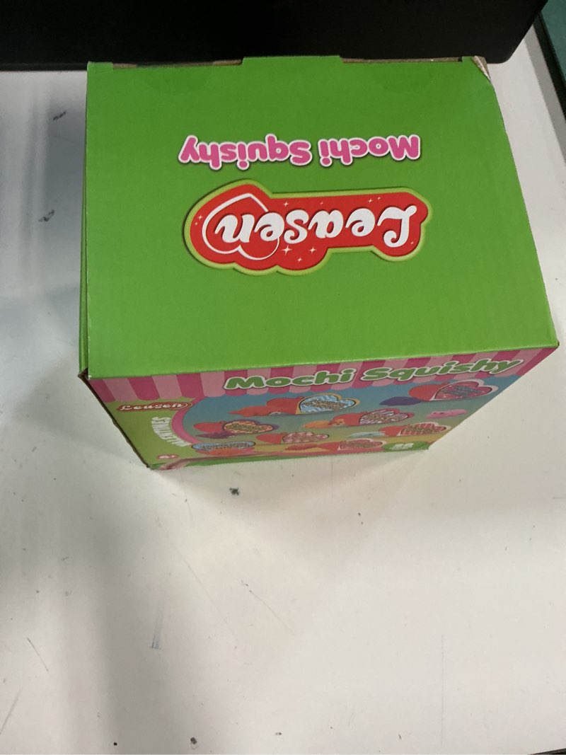 Condition photo showing New/Like New for 28 Pack Valentines Mochi Squishies Toys and Valentine Cards for Kids, Animal Mochi Squishies Filled Hearts and Valentine Greeting Cards Kawaii Stress Relief Toys Classroom Exchange Party Favors Prizes Style 1