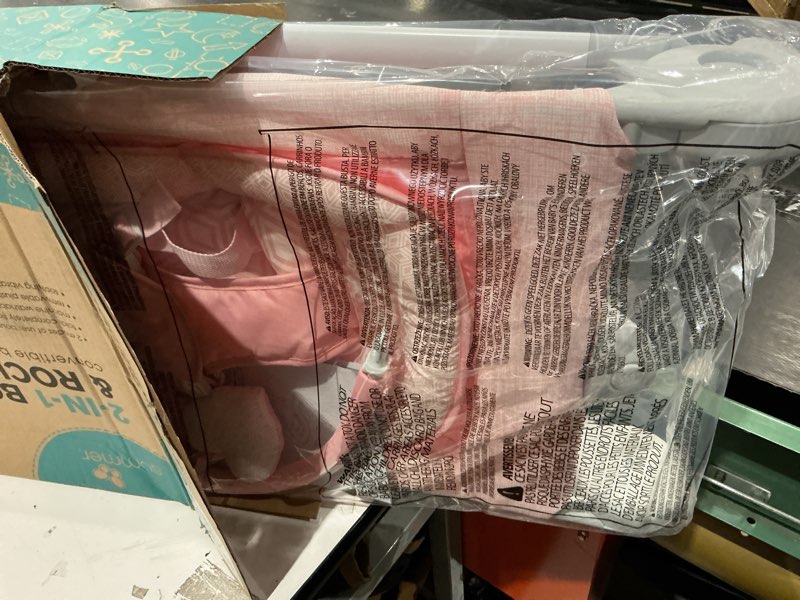 Condition photo showing Good Condition for summer infant 2-in-1 bouncer & rocker duo (pink) convenient and portable rocker and bouncer for babies includes soft toys and soothing vibrations