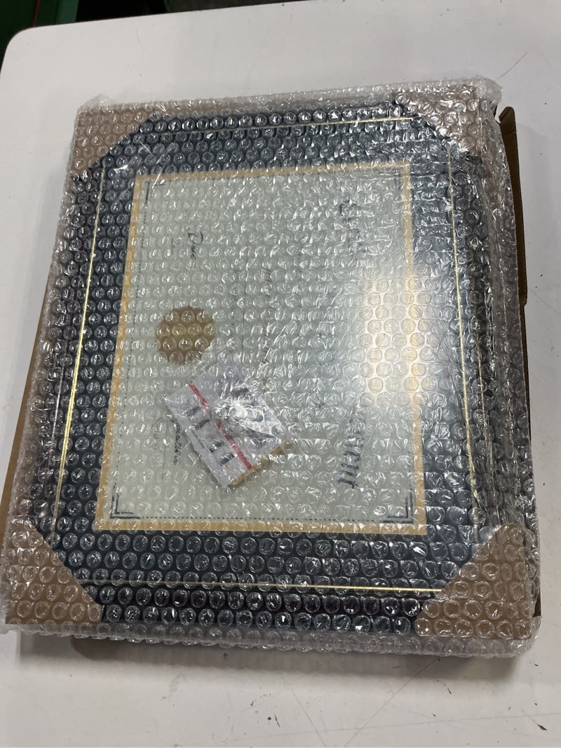 Condition photo showing Good Condition for elsker&home 8.5x11 diploma frame with mat display reddish/mahogany wood frame.made for certificates&document 8.5 x 11 inch frame with mat or 11x14 without mat (double mat, black with golden rim) | double mat, black with golden rim made for certificates&document sized 8.5x11 inch with mat and 11x14 inch without mat mahogany+black(golden rim) mat 11x14&8.5x11 with mat