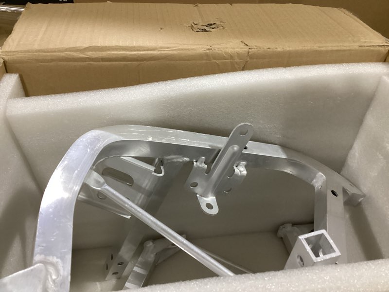 Condition photo showing As Is for lower radiator core support skid bar plate compatible with 2005-2013 corvette c6 replaces oe number: 20939829 15916658