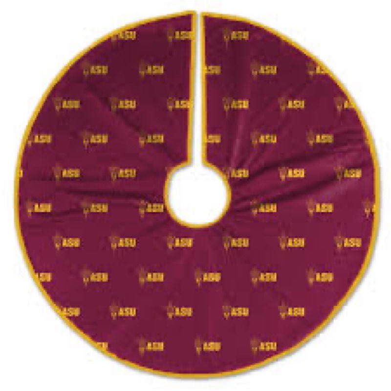 Pegasus Sports NCAA Microplush Logo Christmas Tree Skirt, 52", South Carolina Gamecocks