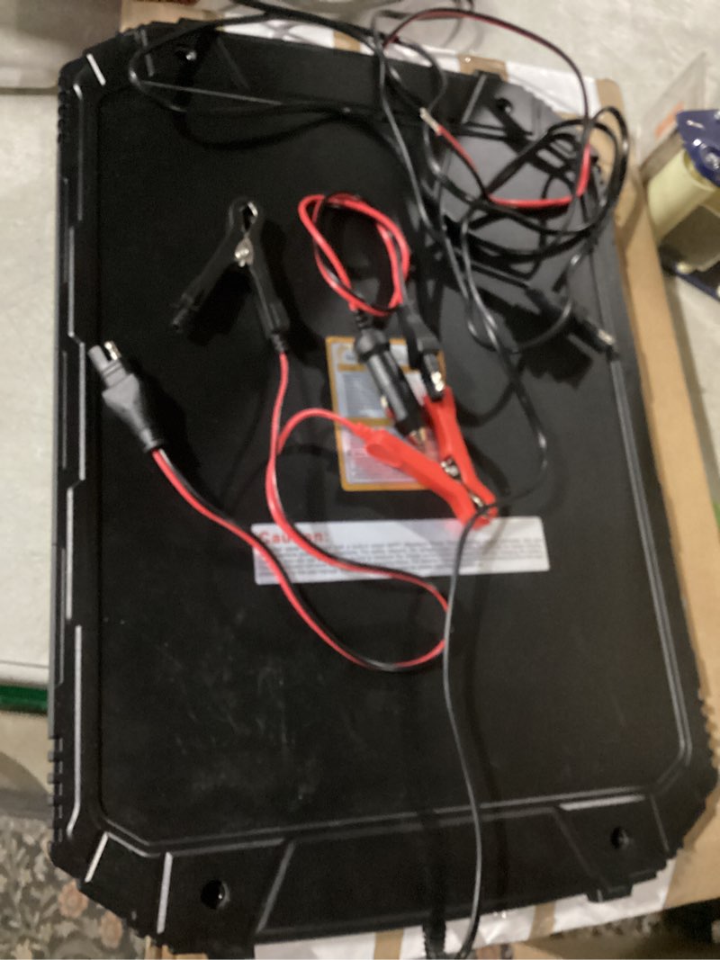 Condition photo showing Good Condition for SUNER POWER Waterproof 50W 12V Solar Battery Charger & Maintainer PRO, Built-in UltraSmart MPPT Charge Controller, 12 Volt Solar Panel Trickle Charging Kits for Car Automotive Boat Marine RV Trailer BC-50W-PB Ultra