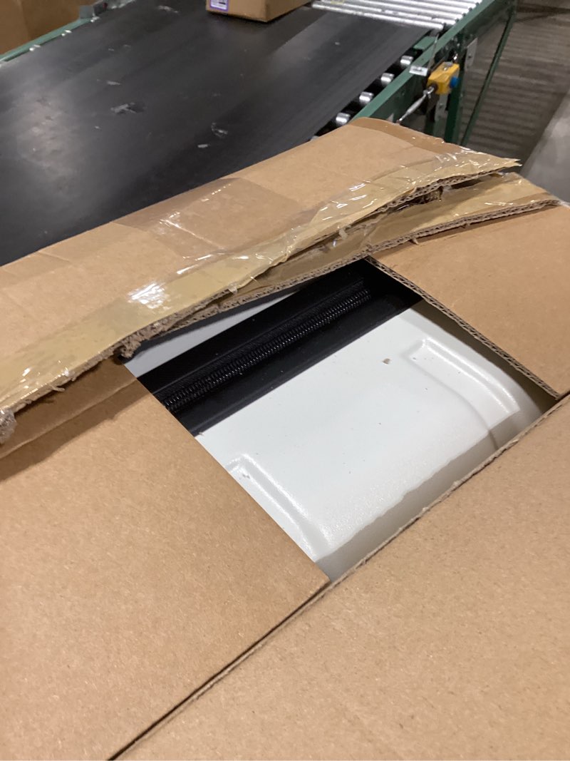 Condition photo showing As Is for LUGGEX Carry On Luggage 22x14x9 Airline Approved, 100% PC Hard Shell Travel Suitcase with Smooth Spinner Wheels TSA Lock, 20 Inch, White White Carry-On 20-Inch