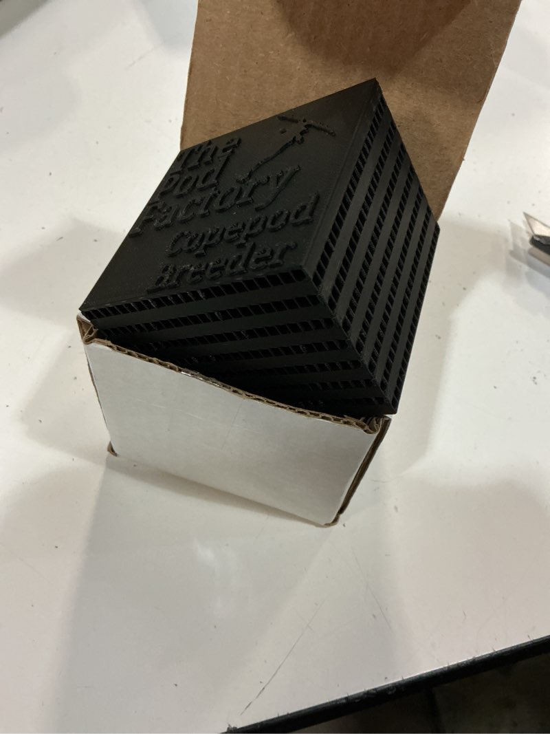 Condition photo showing Good Condition for the pod factory - copepod hotel motel, 3d printed (black)