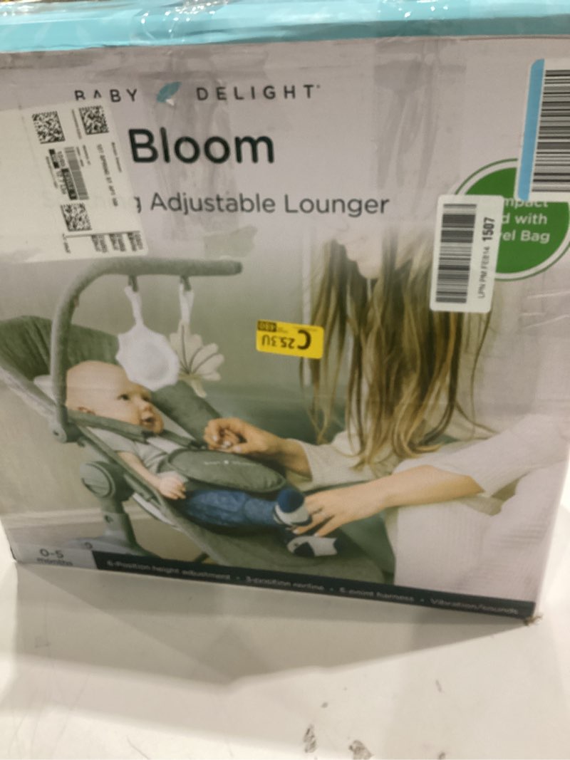 Condition photo showing Good Condition for Baby Delight Bloom Baby Seat | Soothing and Adjustable Baby Chair | Portable and Compact | Charcoal Tweed