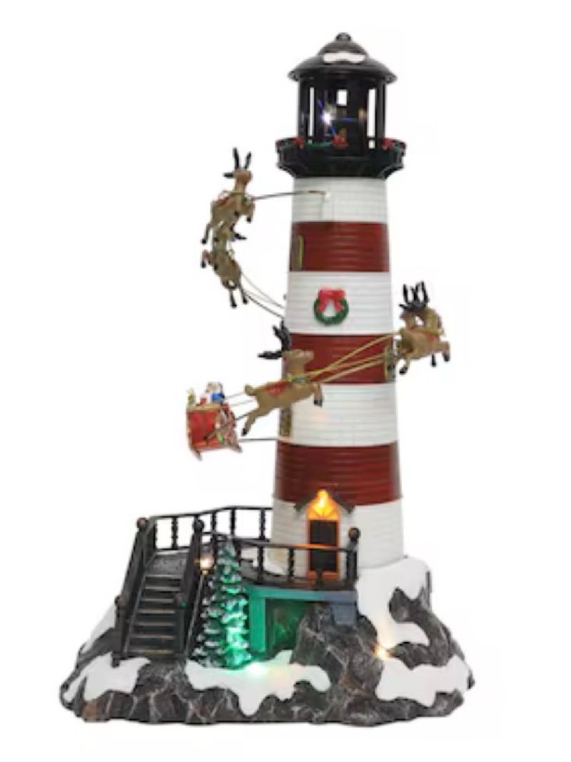 Carole Towne Lighthouse Lighted Musical Building