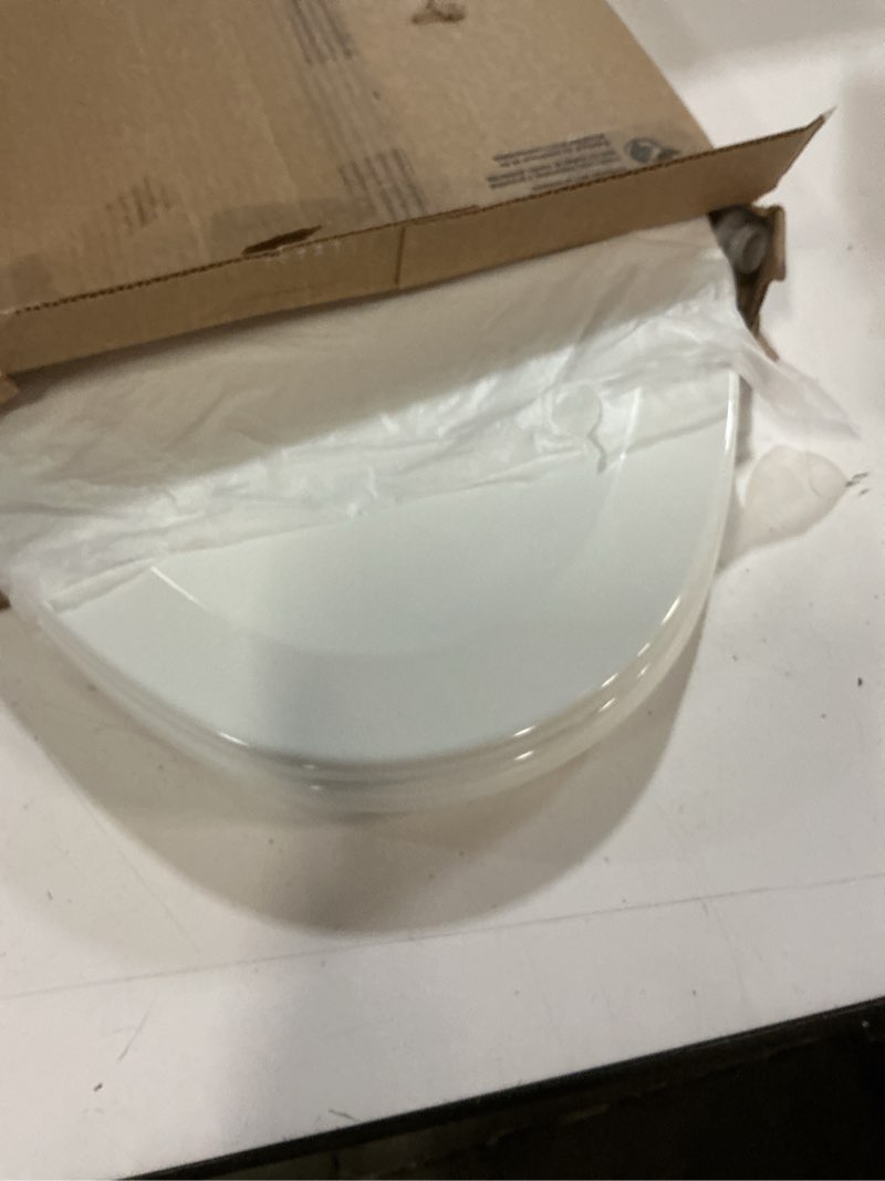 Condition photo showing Good Condition for bemis residential molded wood toilet seats white