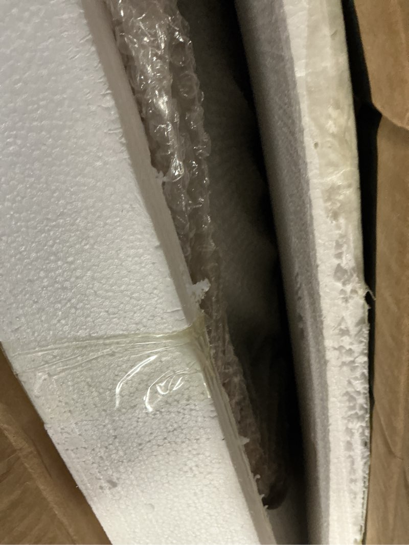 Condition photo showing Good Condition for 30 Inch Brown Solid Wood Round Wall Mirrors, Decorative Circle Mirror for Bathroom, Bedroom, Living Room, Hallway, Foyer, Entryway B - Circle -30x30 in