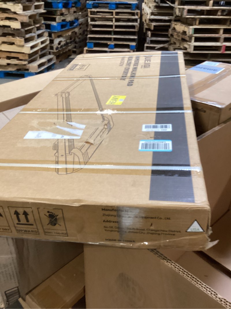 Condition photo showing New/Like New for walking pad under desk treadmill with incline for home office, 2.5hp portable walking pad treadmill with 280 lbs weight capacity, remote control, led display black