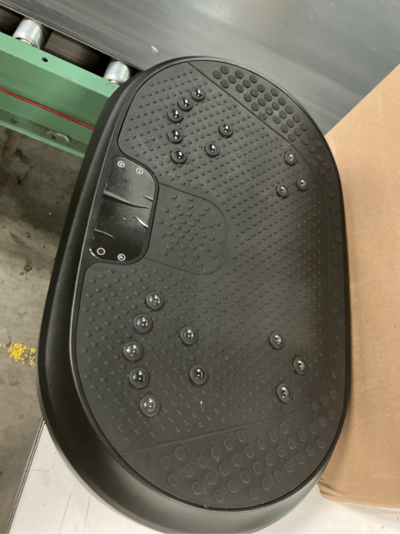 Condition photo showing As Is for AXV Vibration Plate Fitness Platform Exercise Machine Vibrating Shaking Full Body Shaker Workout Vibrate Stand Shake Board Sport Gym for Weight Loss Fat Burner for Women Men