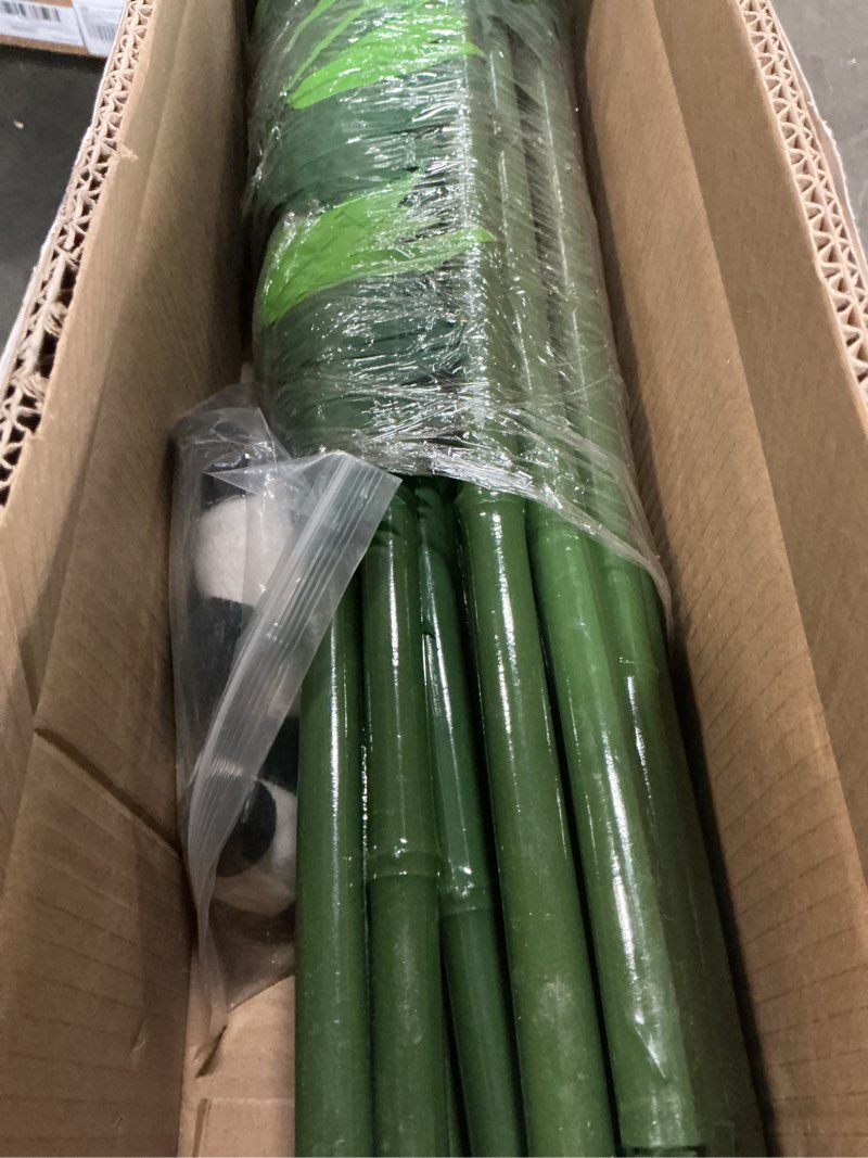 Condition photo showing Good Condition for Artificial Bamboo Tree 6FT (20 Pack) - Fake Bamboo Plant Privacy Screen Outdoor with Zip Ties & Decor, UV-Resistant Faux Bamboo Poles for Patio, Garden, Balcony & Indoor Decor 6FT 20