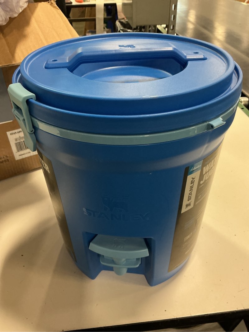 Condition photo showing Good Condition for Stanley Adventure 2 Gallon Fast Flow Water Jug, Ice Water Dispenser, Insulated Beverage Cooler with Easy Pour Spigot and Latched Foam Lid