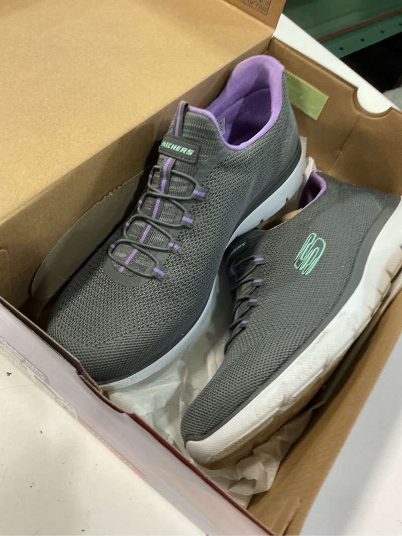 Condition photo showing Good Condition for skechers sport summits-cool classic athletic sneaker women's grey sneaker 9.5 w