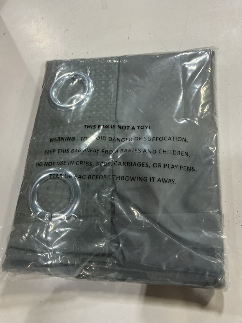 Condition photo showing New/Like New for Conbo Mio Stall No Hook Waffle Weave Shower Curtain with Snap in Liner Set, Hotel Luxury Grey Shower Curtains for Bathroom with See Through Top Window, Waterproof, Washable 54W x 74H Waffle-grey 54"W x 74"L (Pack of 1)