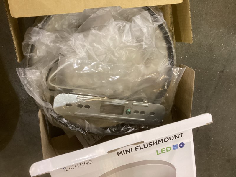 Condition photo showing As Is for Mini flushmount led