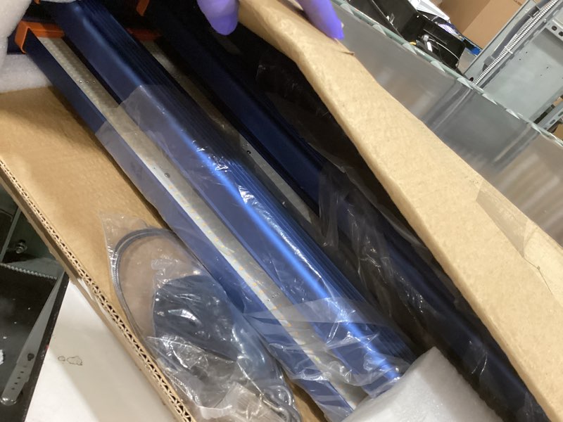 Condition photo showing As Is for LED Grow Light, 500W Grow Lights for Indoor Plants, Full Spectrum Growing Light Plant Foldable & Hanging Growing Lamps, Daisy Chain Dimmable Grow Lamp, Commercial for 4x4ft Coverage in Grow Tent Blue & Orange 4x4, 500W