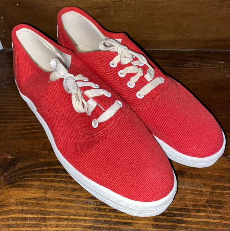 esprit vintage sneakers Cardinal red summer hess Canvas Size 7