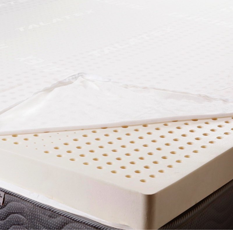 Latex Mattress Topper – Premium Natural Latex with Organic Mattress Cover, Ergonomic, Breathable & Durable Mattress Pad for Spinal Alignment and Motion Isolation (2" Twin)