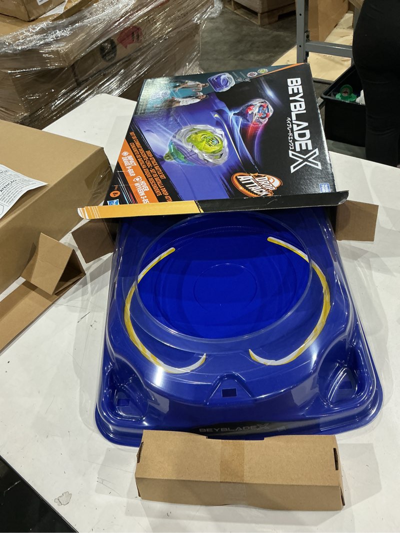 Condition photo showing Good Condition for beyblade x drop attack battle set