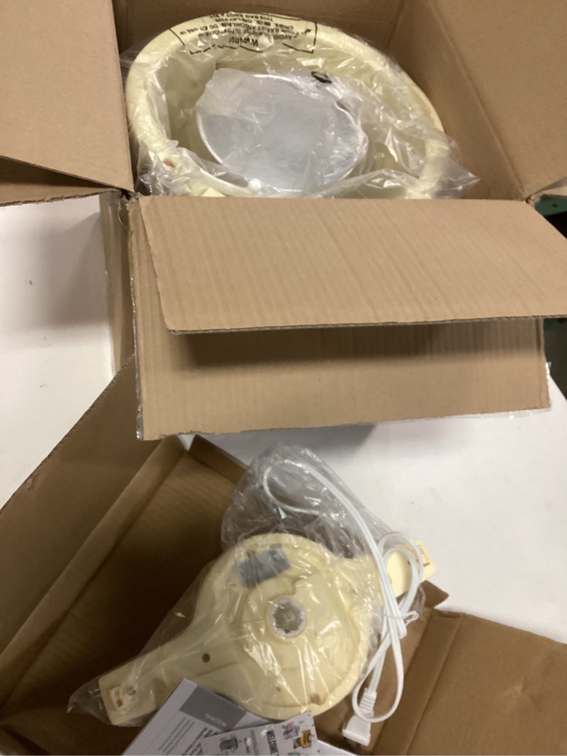 Condition photo showing Good Condition for Nostalgia Electric Ice Cream Maker - Old Fashioned Soft Serve Ice Cream Machine Makes Frozen Yogurt or Gelato in Minutes - Fun Kitchen Appliance - Vintage Wooden Style - Light Wood - 4 Quart 4 Qt Light Wood