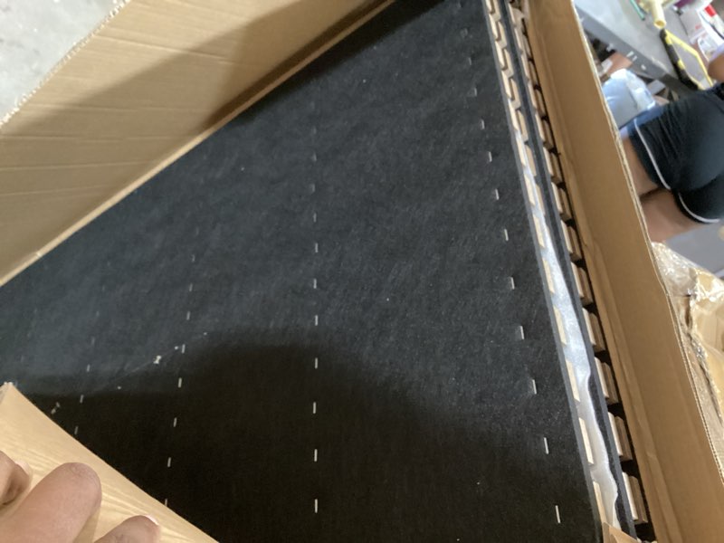 Condition photo showing Good Condition for 4 pack wood panels for wall, 47.2"×23.6" wood slat acoustic panels for wall, soundproof panels, 3d fluted panels for interior decor (dark walnut) 47.2 x 23.6(4 pcs) dark walnut