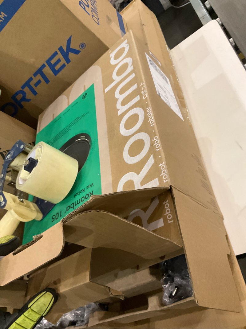 Condition photo showing As Is for iRobot Roomba 105 Vac Robot Vacuum - Easy to use, Intense Power-Lifting Suction, LiDAR Navigation, Multi-Surface Cleaning, Cleans in Neat Rows, Self-Charging