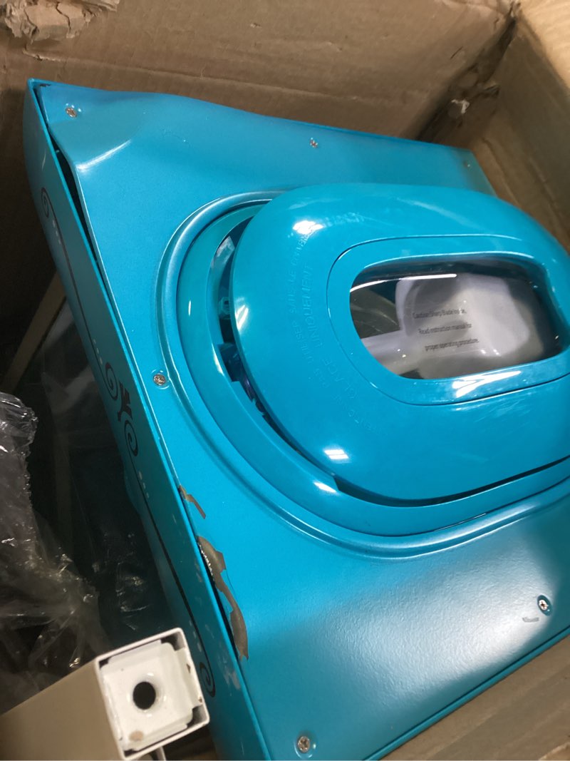 Condition photo showing As Is for Nostalgia Snow Cone Shaved Ice Machine - Retro Cart Slushie Machine Makes 48 Icy Treats - Includes M