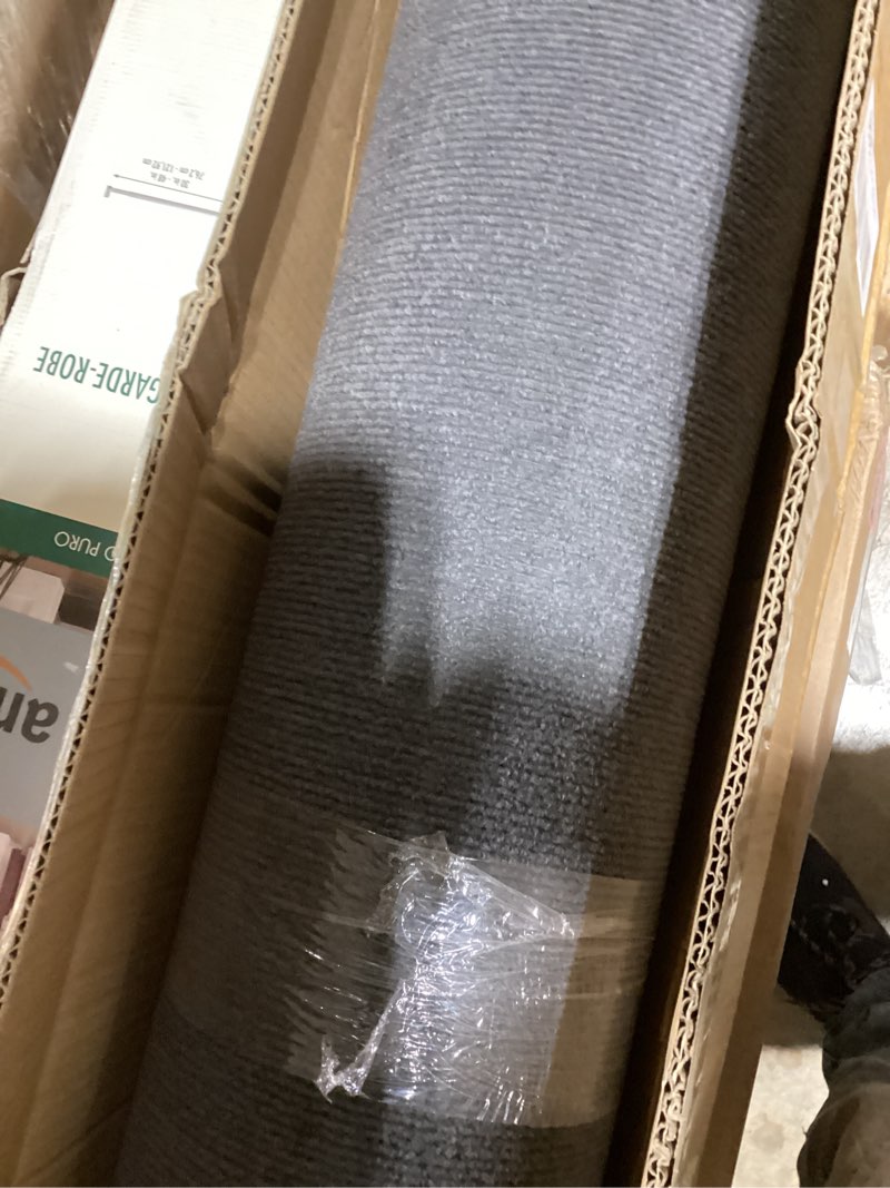 Condition photo showing Good Condition for marine carpet,6 ft x 23 ft dark gray indoor outdoor carpet 0.2" thick boat carpet with water-proof tpe backing, non-slide outdoor marine carpet roll for home, patio, porch, deck dark gray 6 ft x 23 ft