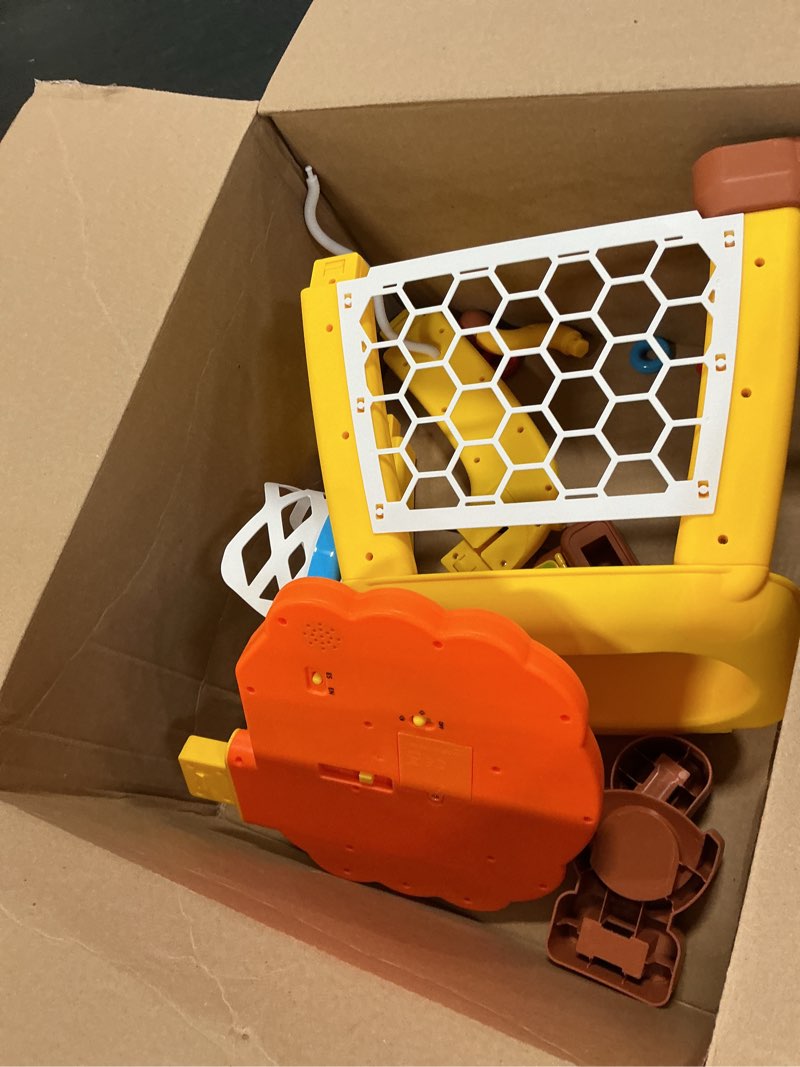 Condition photo showing As Is for 4 in 1 Toddler Basketball Hoop & Soccer Goal, Gift for Boys Girls 1 2 3 Years Old, Kids Sports Toys with Lights Sounds Music, Baby Toys for 12-18 Months, Christmas Birthday Gift for Age 1-3