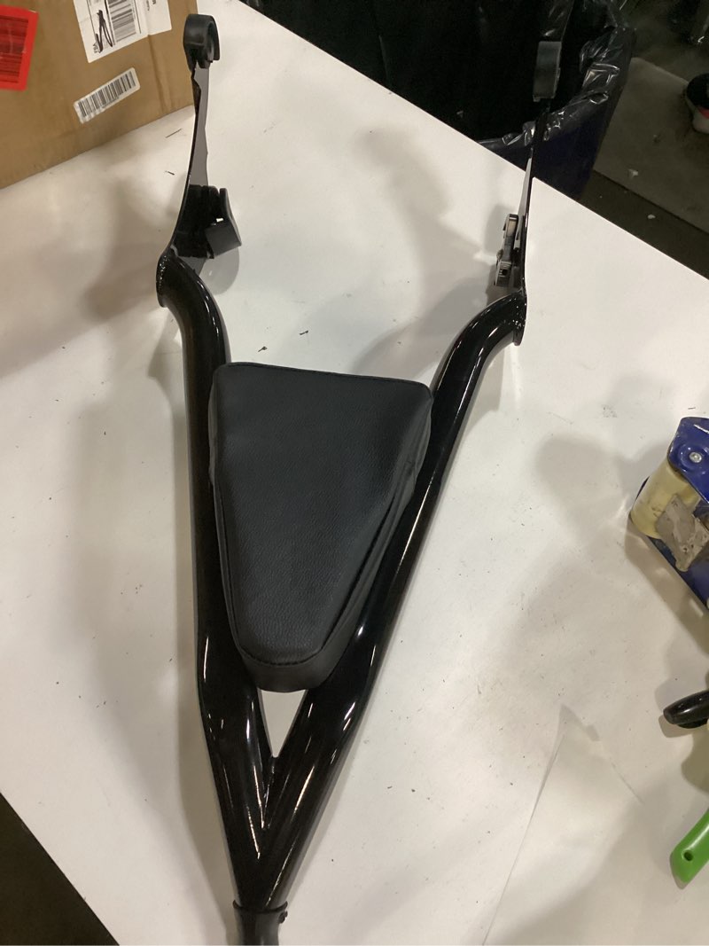 Condition photo showing Good Condition for benlari backrest sissy bar, 26“ integrated passenger backrest quick release detachable motorcycle fit for harley davidson touring road glide road king electra glide street glide 2009-2024(black)