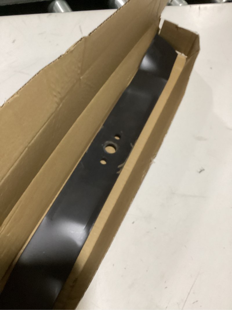 Condition photo showing As Is for acebri 331737b 21'' mulching blades 21 inch mower blades for craftsman, for husqvarna,for poulan 165833, 175052, 406712, 532175064, 1 pck