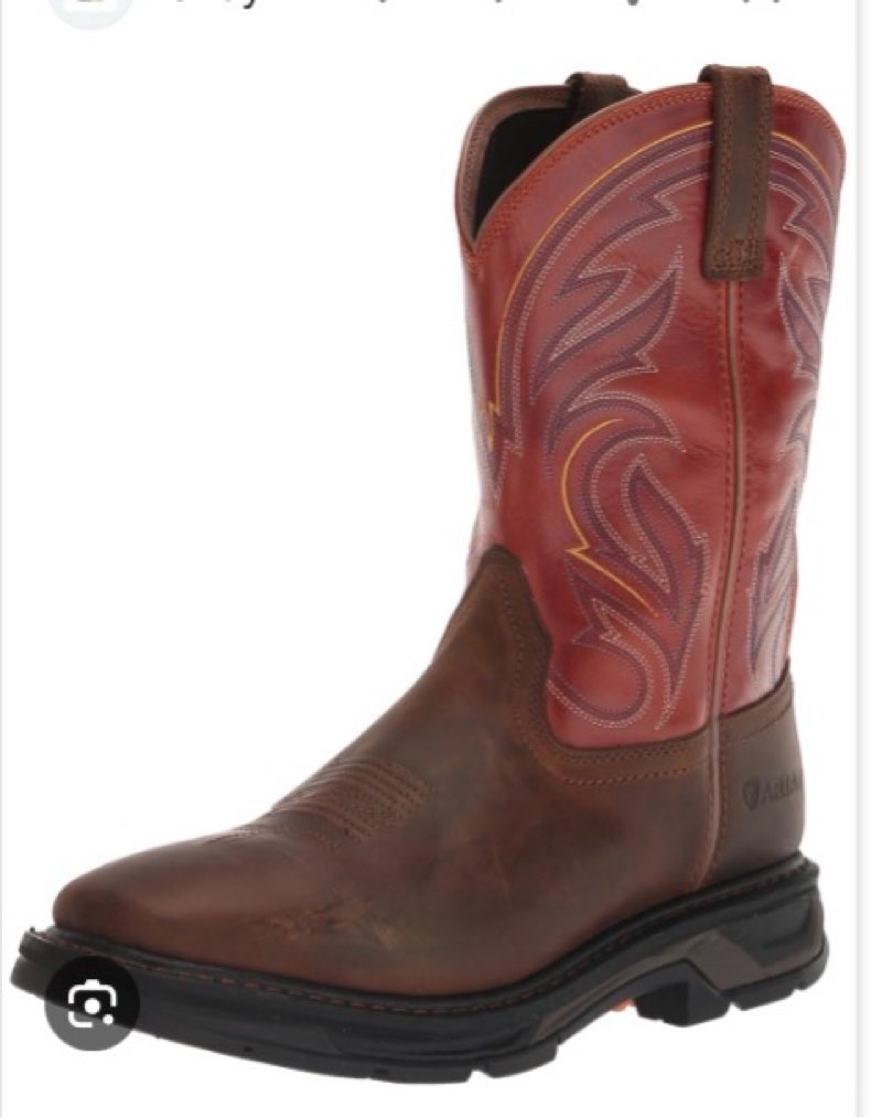 Ariat BMVY9 Mens WorkHog XT Cottonwood Work Boot Dark Earth/Brick 12
