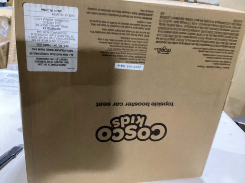 Condition photo showing Good Condition for cosco topside backless booster car seat, lightweight booster seats for cars 40-100 lbs, backless booster seat for car, organic waves