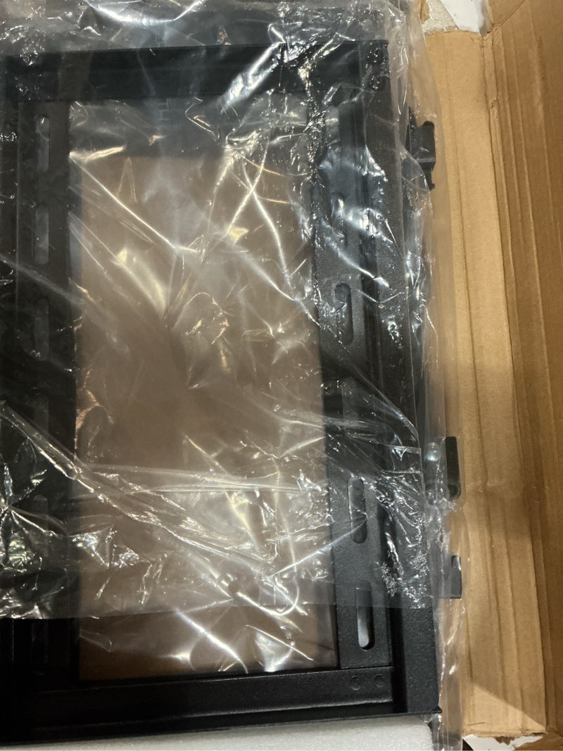 Condition photo showing New/Like New for perlesmith ul listed tv mount for most 37-85 inch tv, universal tilt tv wall mount fits 16”- 24” wood stud with loading 132 lbs & max vesa 600x400mm, low profile flat wall mount bracket psltk1 black 37-85" tilt tv wall mount
