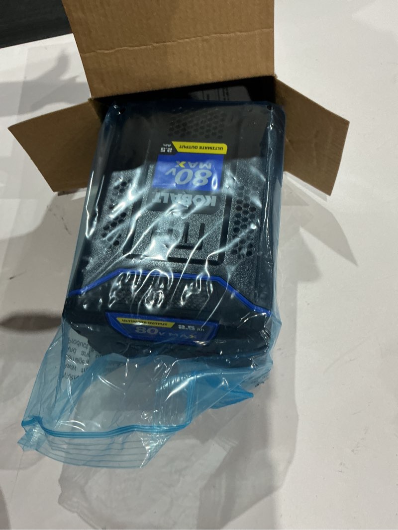 Condition photo showing Good Condition for kobalt 80-volt 2.5 ah; lithium ion (li-ion) battery