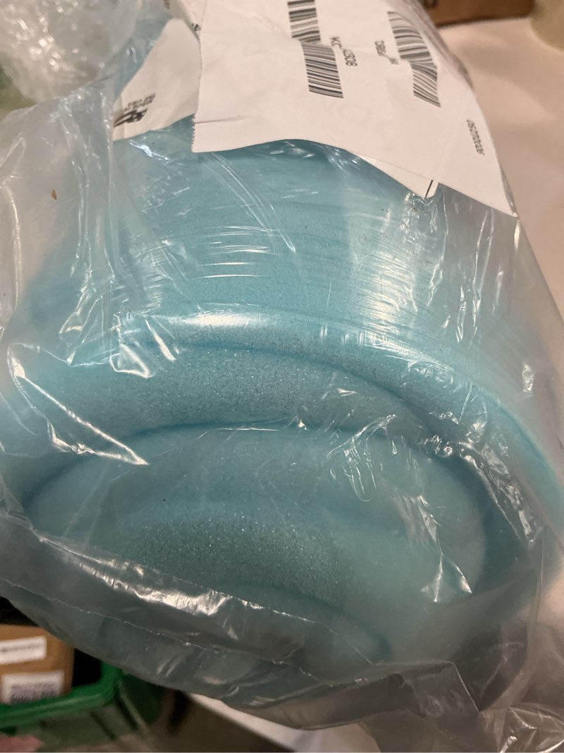 Condition photo showing Good Condition for dmi 2-inch foam mattress topper, egg crate foam pad for support, air circulation, pressure relief & weight distribution, twin size 33 x 72, blue