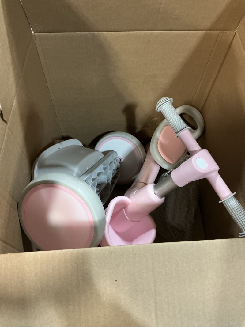 Condition photo showing Good Condition for sereed colorful lighting toddler tricycle for 2-5 years old girls, adjustable seat&handlebar trike, removable basket, birthday gift idea for kids ages 2+ (pink)